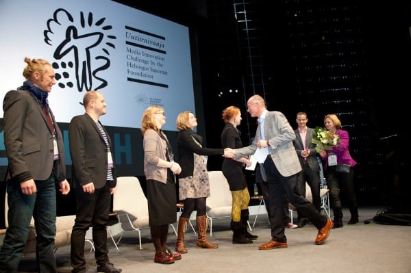 The winning team:Kimmo Hokkanen, Antti Järvi, Anu Silfverberg, Hanna Nikkanen and Reetta Nousiainen.