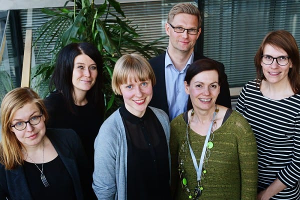 Eeva Eronen, Pauliina Siniauer, Kati Toivanen, Petri Jauhiainen, Satu   Vasantola ja Elina Salo. 