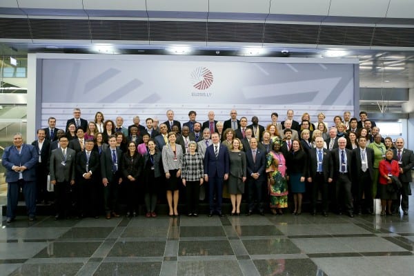 2015.05.03  World Press Freedom Day 2015 conference - Free Flow of Ideas By Word and Image — Celebrating 70 Years of UNESCO , H.E. Mr Edgars Rinkçviès, Minister for Foreign Affairs of the Republic of Latvia  *** Local Caption *** wpfd, ff