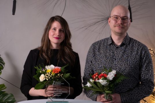 Karoliina Knuuti ja Mika Niskanen. Kuva: Esa Salminen, Vikes