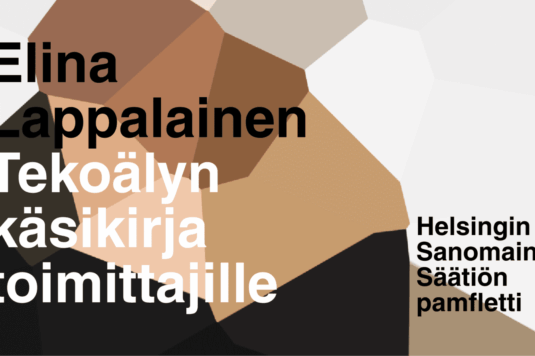 Tekoälyn käsikirja toimittajille - julkaisu banneri Tekoälyn käsikirja toimittajille - julkaisu banneri